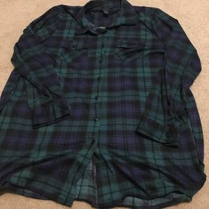 Rue 21 plaid button up